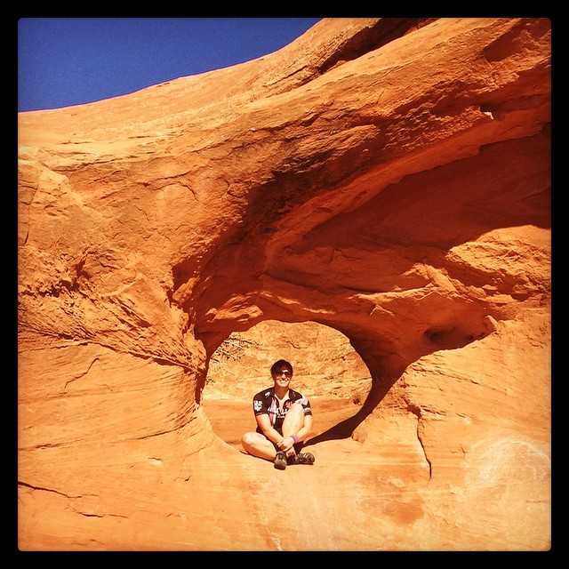 Climbing amongst arches for a rest day in Moab is pretty spectacular.