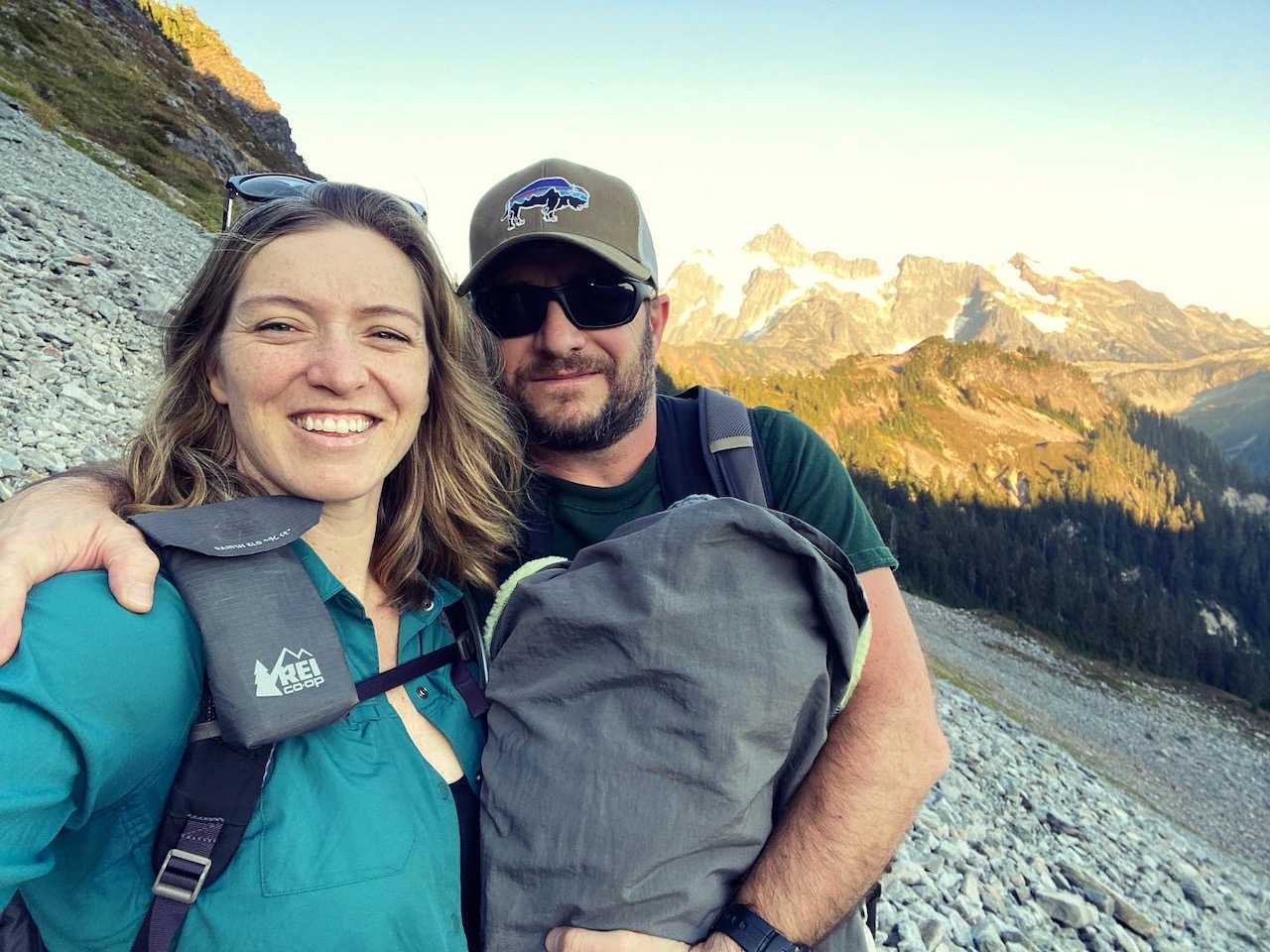 family hiking