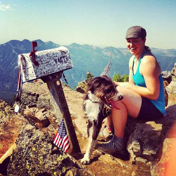 Hiking at Mailbox Peak